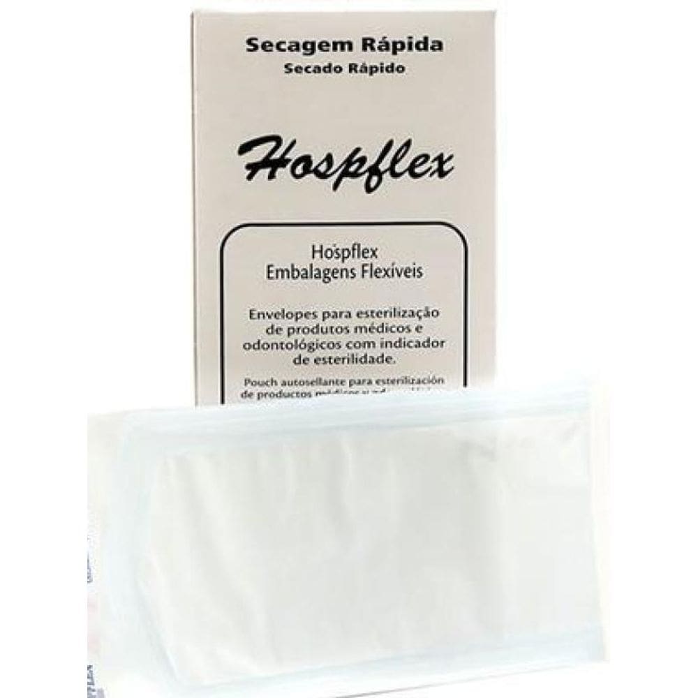 Envelope Para Esterilização Hospflex 9X25Cm 200 Unidade