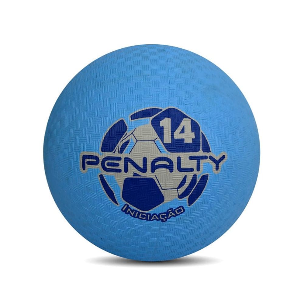 Bola Iniciação Borracha Penalty Número 14 Azul