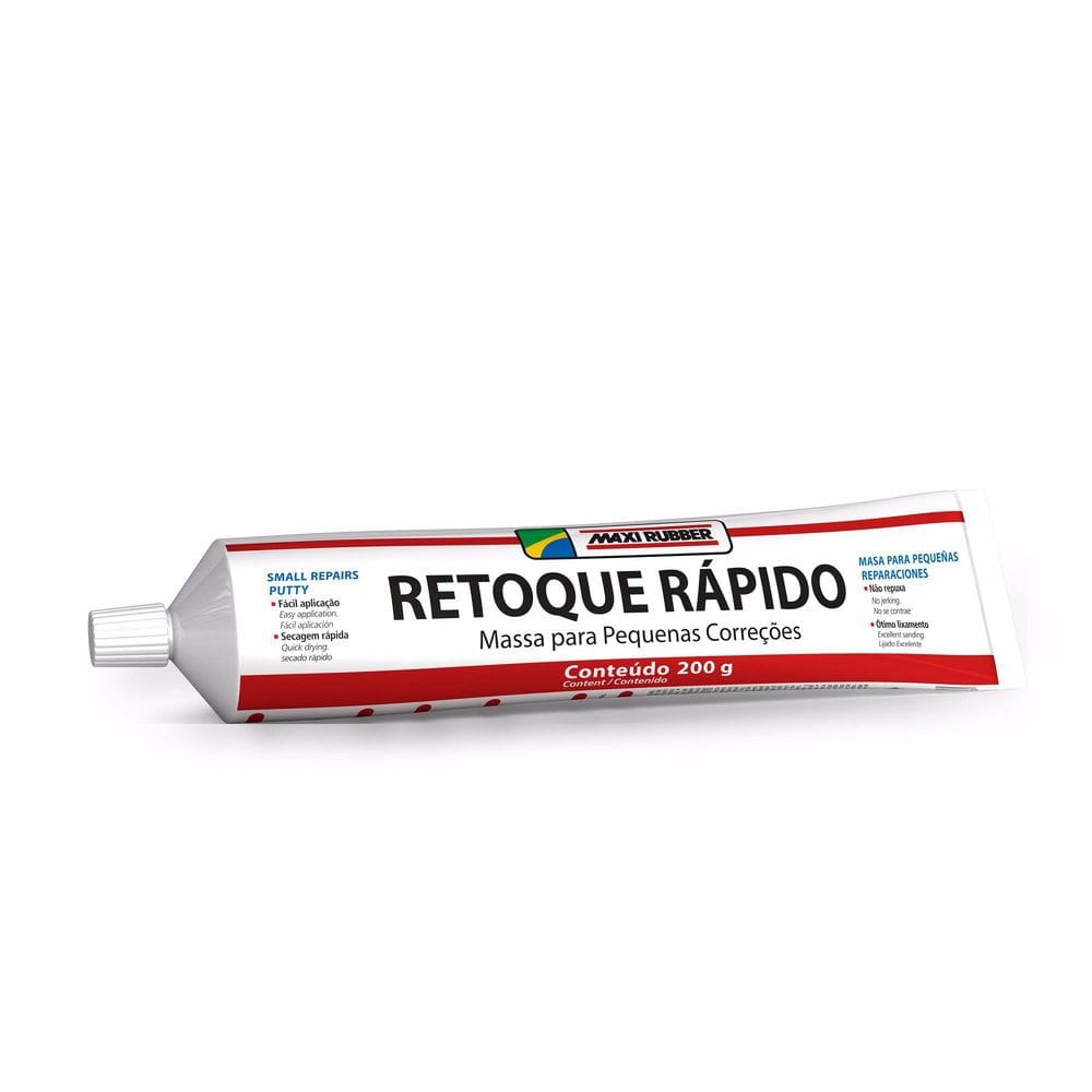 Retoque Rápido Massa Pequenas Correções 200G - Maxi Rubber