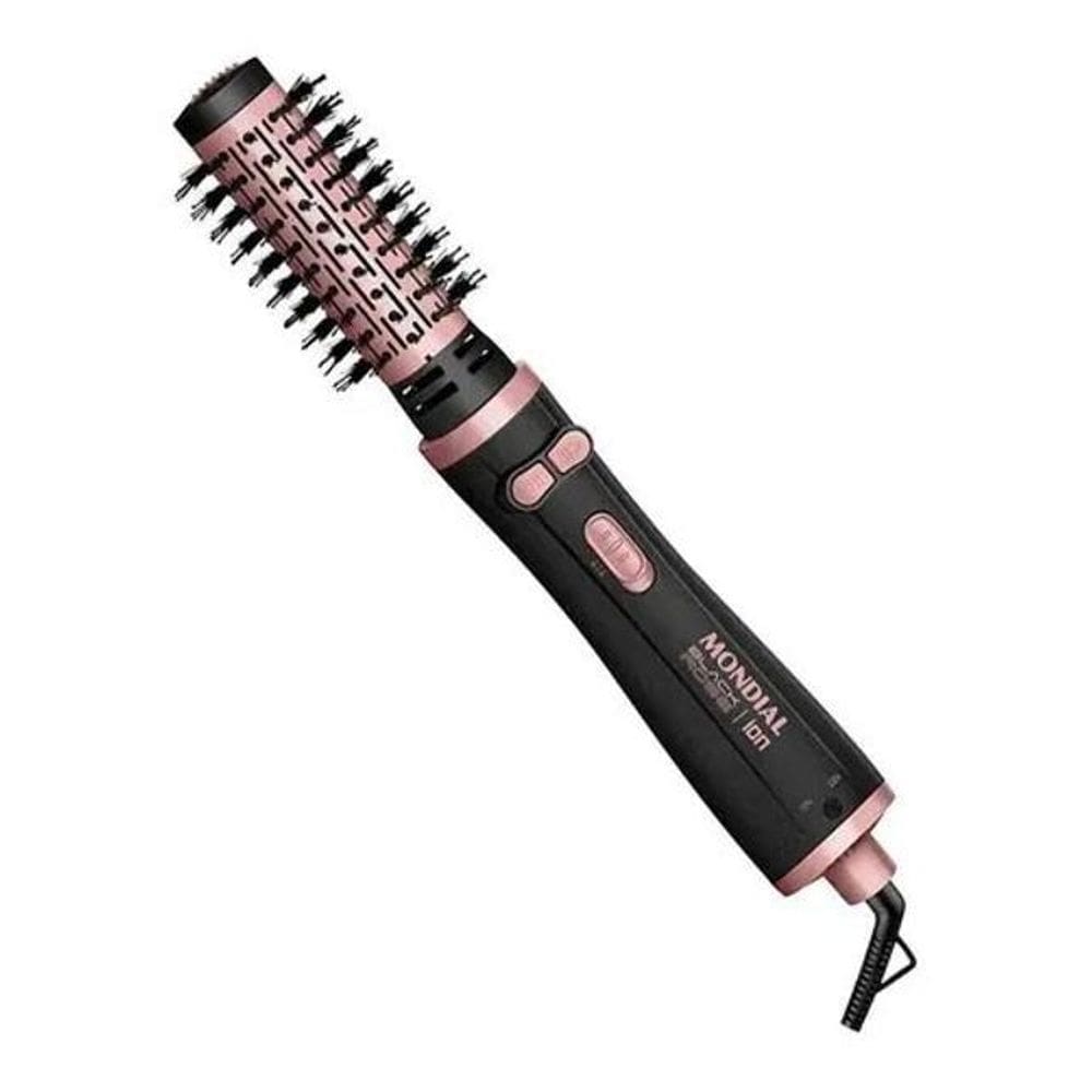 Escova Rotativa Mondial 1200W Black Rose Bivolt - Erb-01