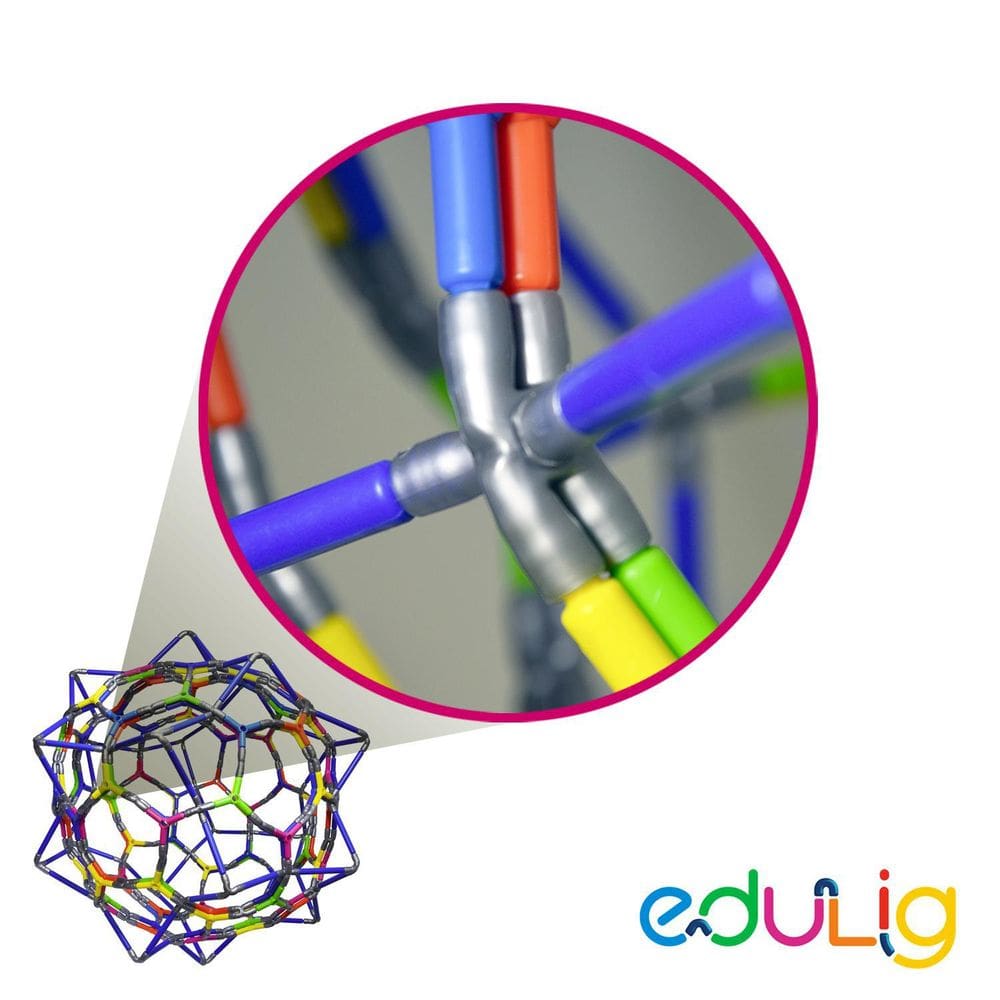 Edulig Puzzle 3D Estrela - 320 Peças E Conexões