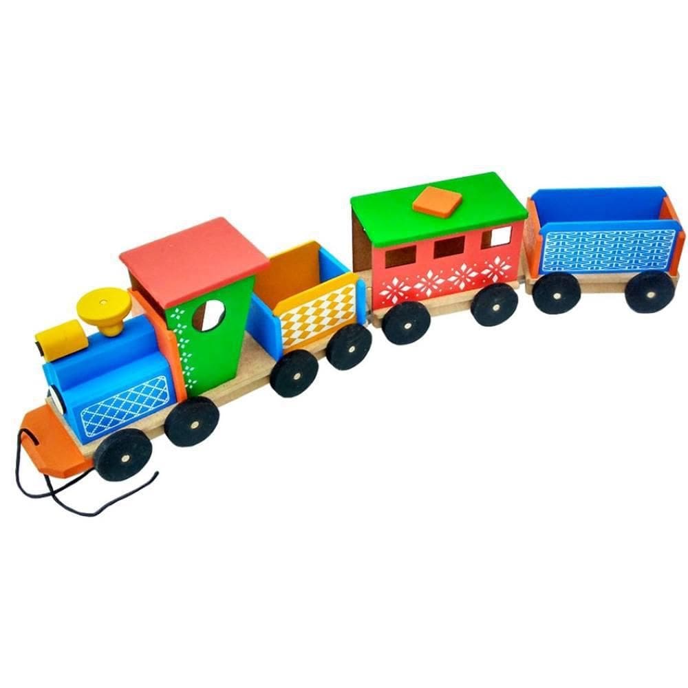 Trem Maria Fumaça Brinquedo Educativo Para Bebes