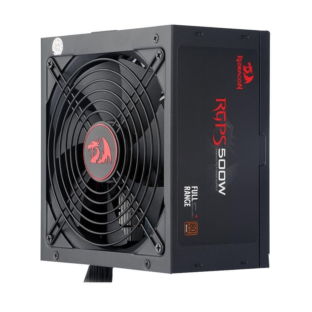 Fonte Redragon RGPS 500W 80 Plus Bronze GC-PS001 - Preto