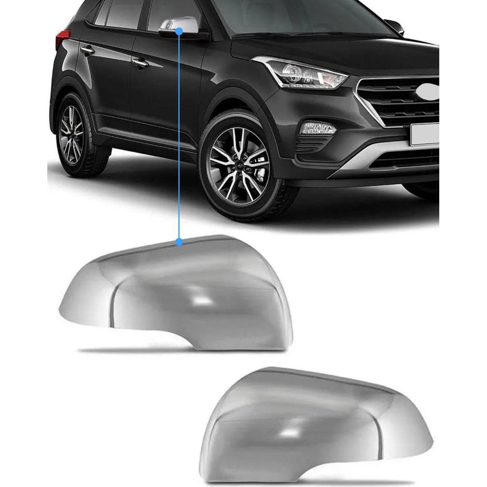 Aplique Cromado Retrovisor Hyundai Creta 2 Peças 2017-2020