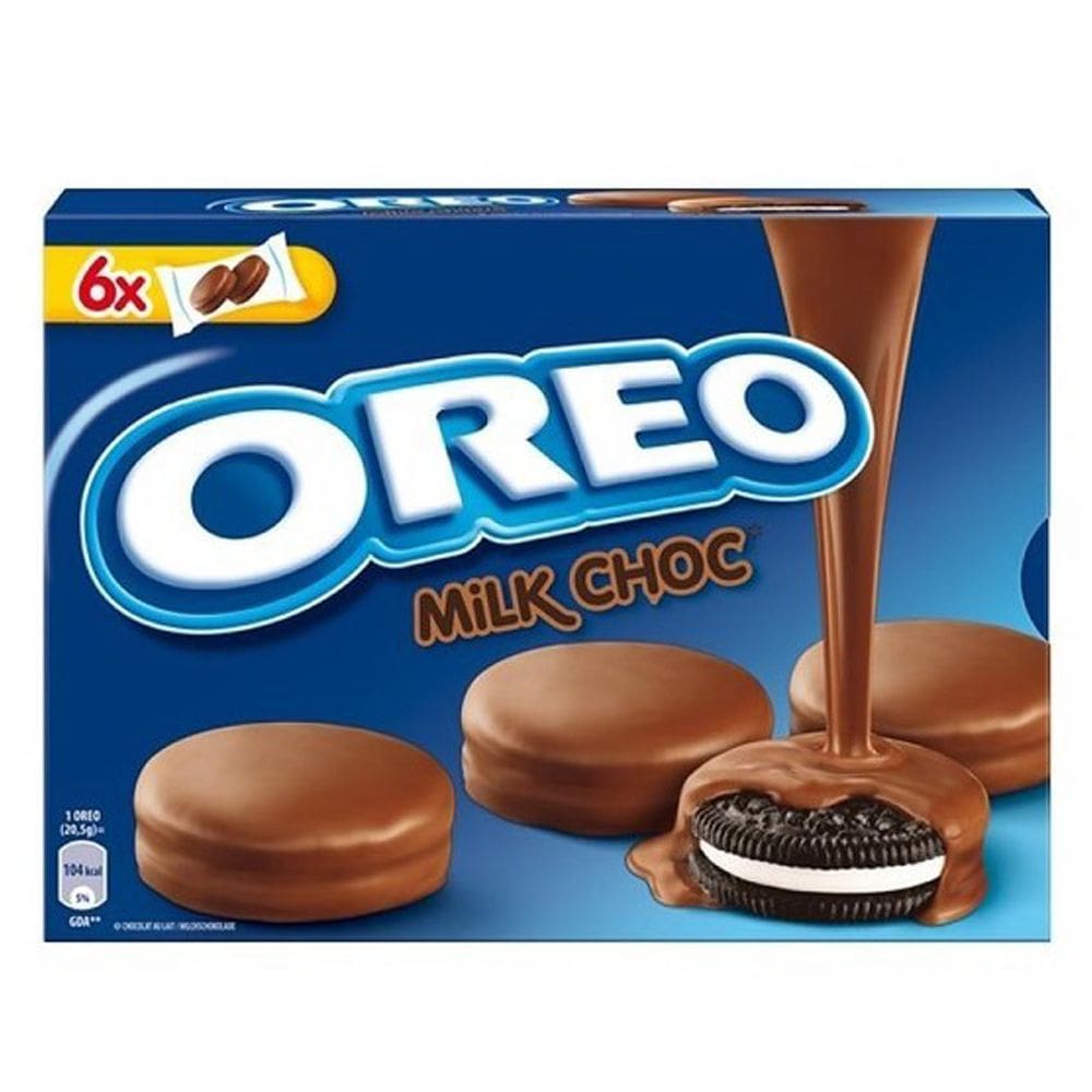 Biscoito Oreo Com Cobertura De Chocolate Ao Leite 246G