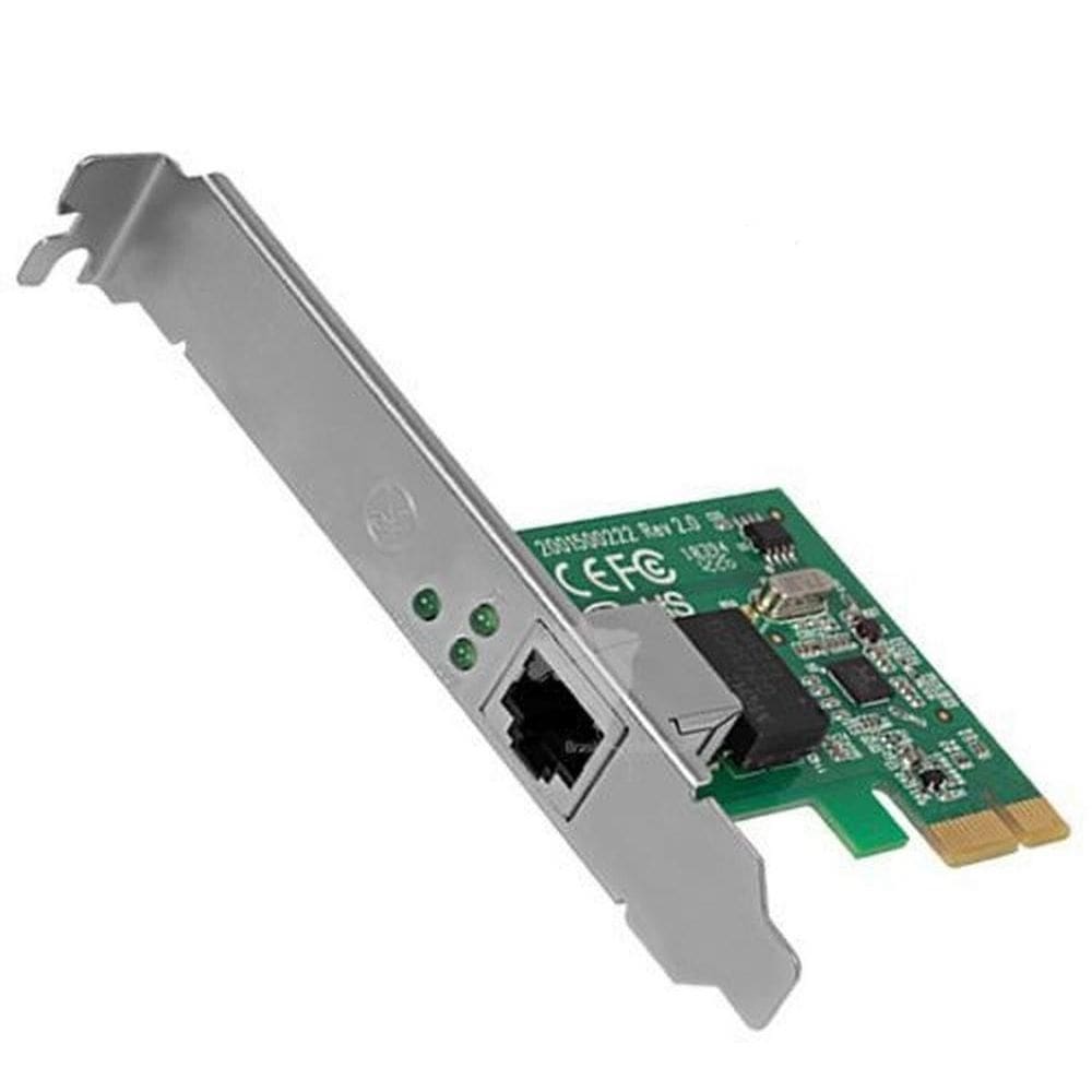 Placa De Rede Gigabit Pci Express X1 10/100/1000 Rtl8111 Homologação: 31442113767