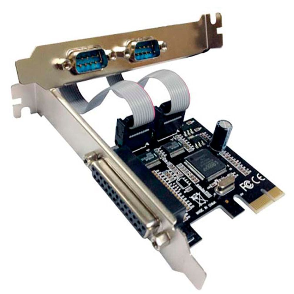 Placa PCI Express 2 Seriais + 1 Paralela 1.5Gbps