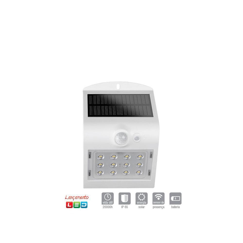 Arandela Solar Sunshine As2 3W - Taschibra