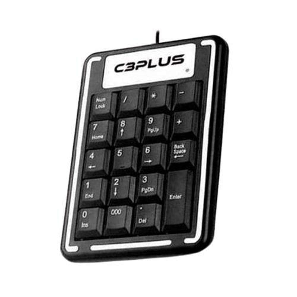 Teclado Numerico Usb Kn-11Bk Preto C3 Plus