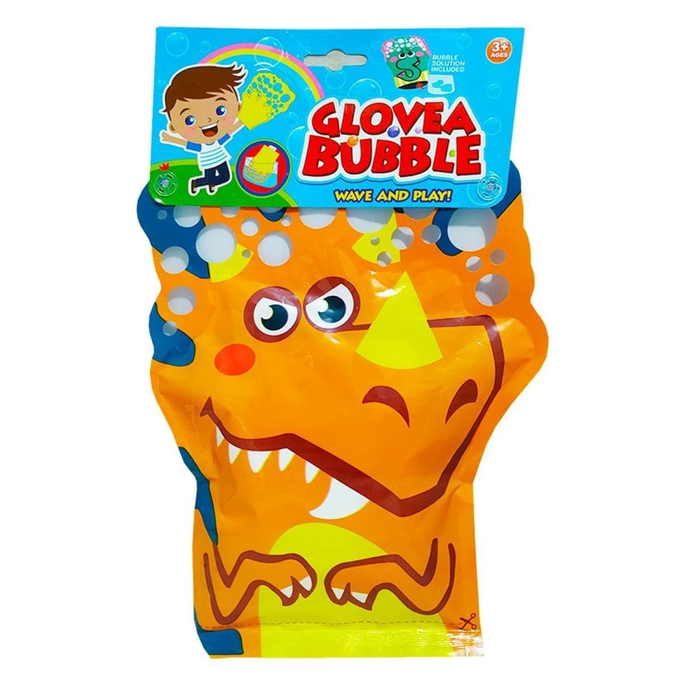 Brinquedo Lança Bolhas De Sabão Com As Mãos - Dinossauro