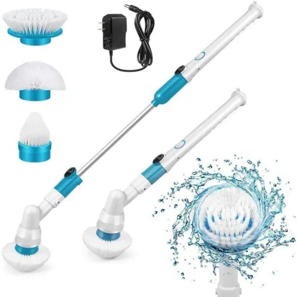 Limpeza Tripla Com Esfregão Elétrico 3 Em 1