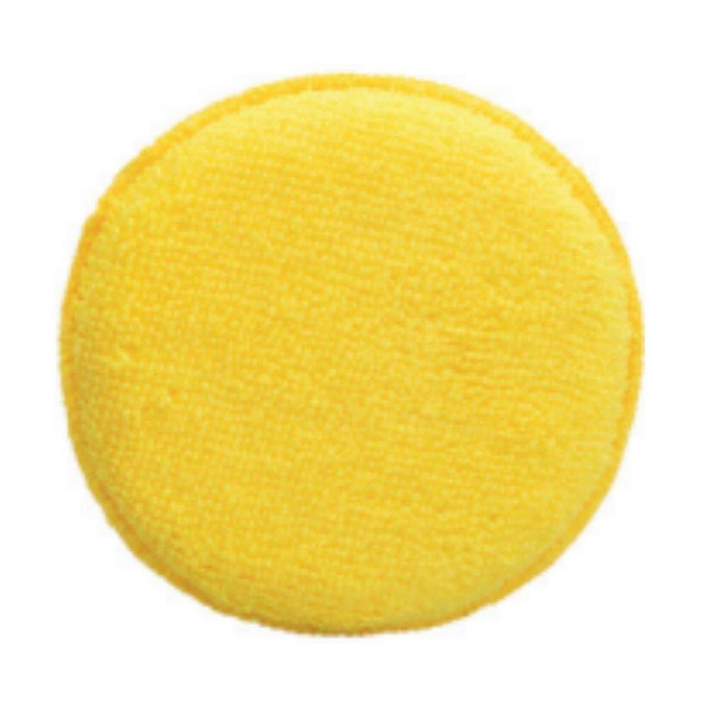 Auto Crazy Aplicador De Microfibra Redondo Amarelo