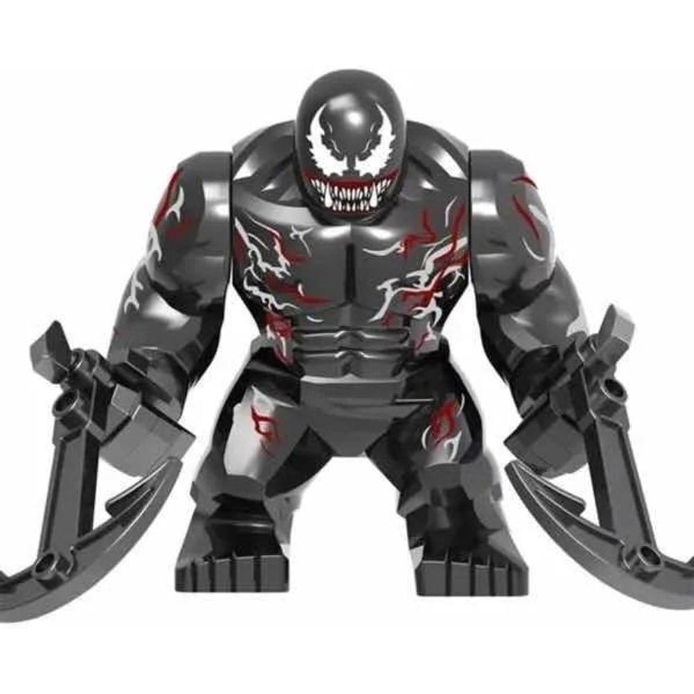 Boneco Big Blocos De Montar Grande Riot Venom Homem Aranha