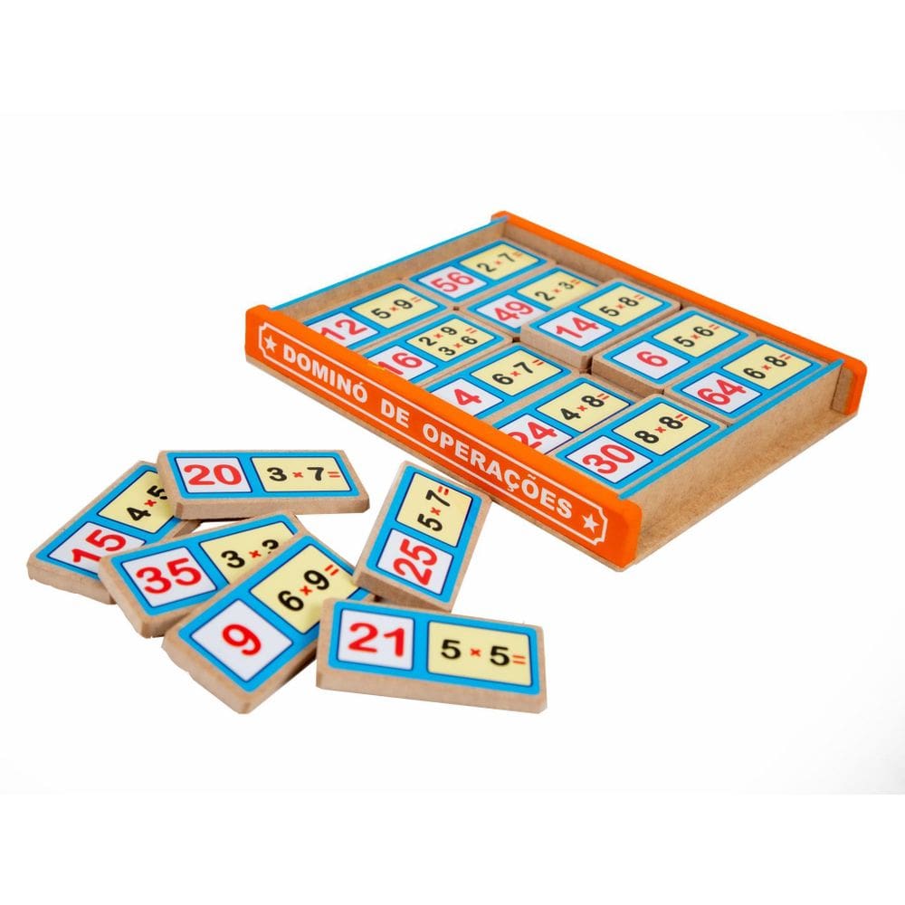 Dominó De Operação- Multiplicação Jogo Educativo Pedagógico