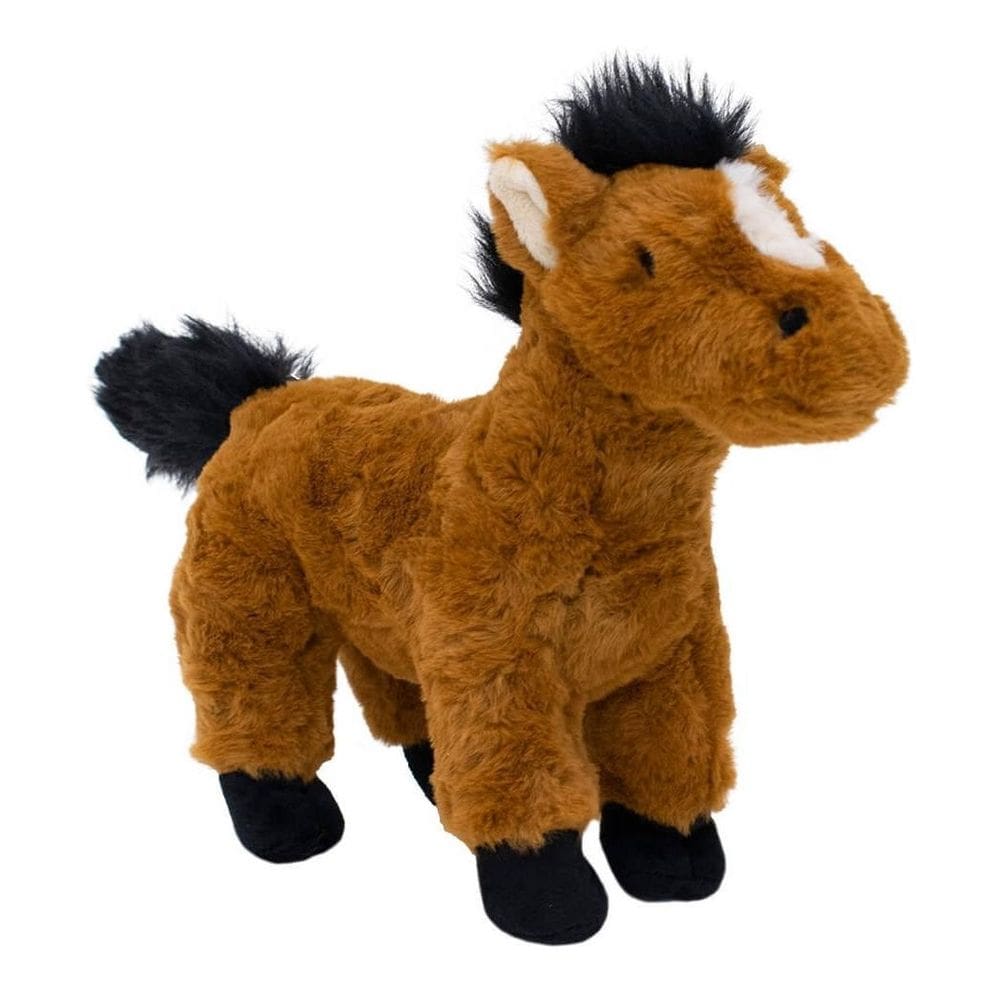 Cavalo Marrom Em Pé 23 - Pelúcia