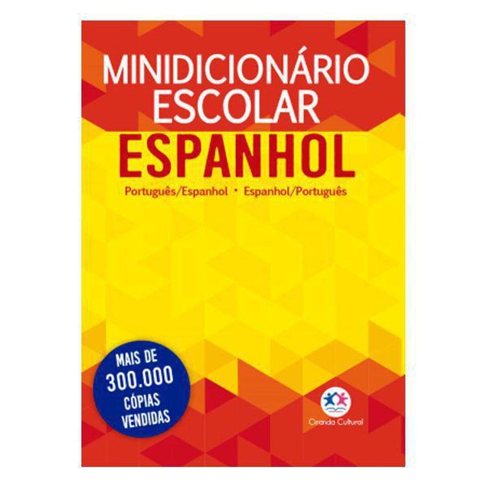 Mini Dicionário Escolar Espanhol Viagem Bolso Espanha