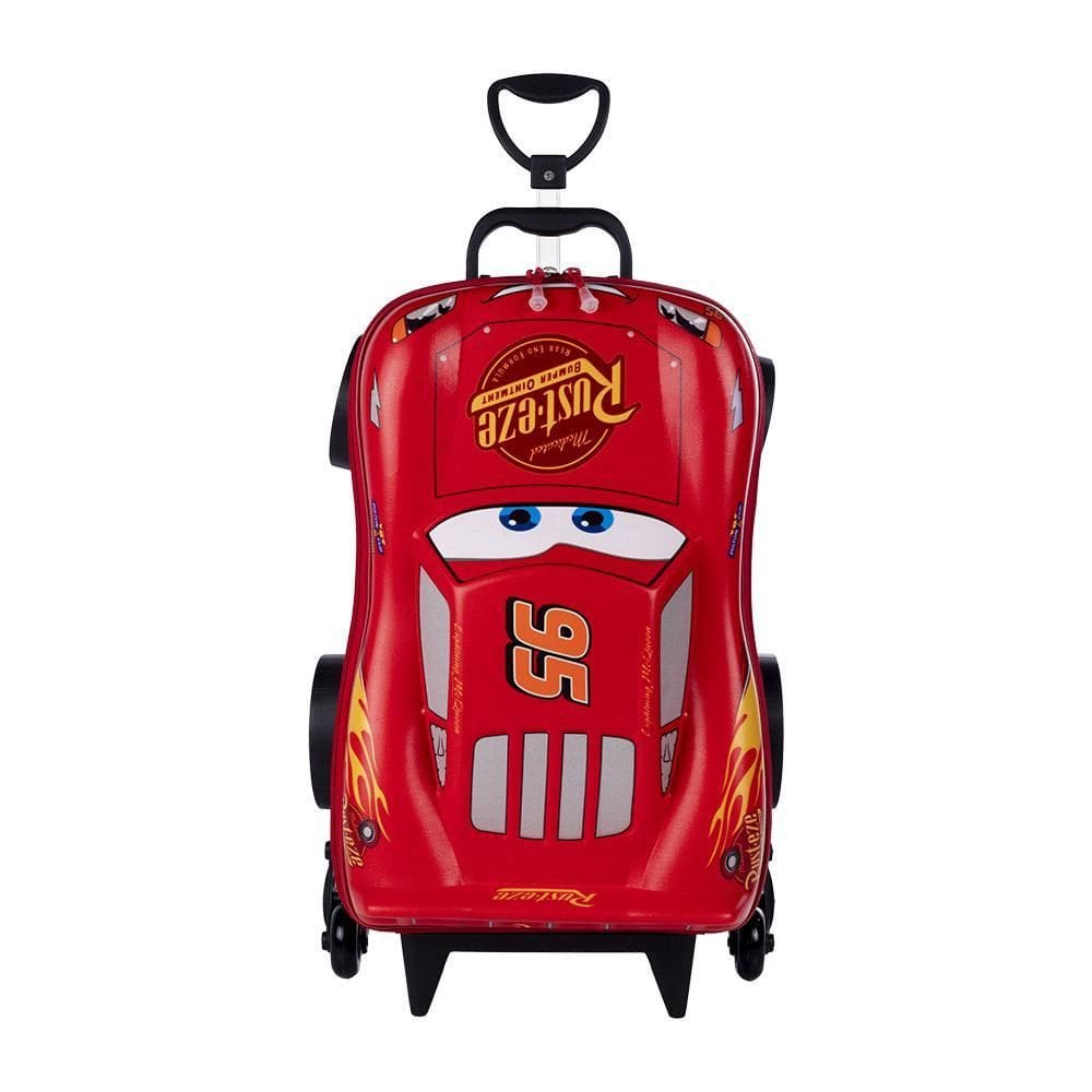 Mochila 3D De Rodinha Carros Relâmpago Mcqueen