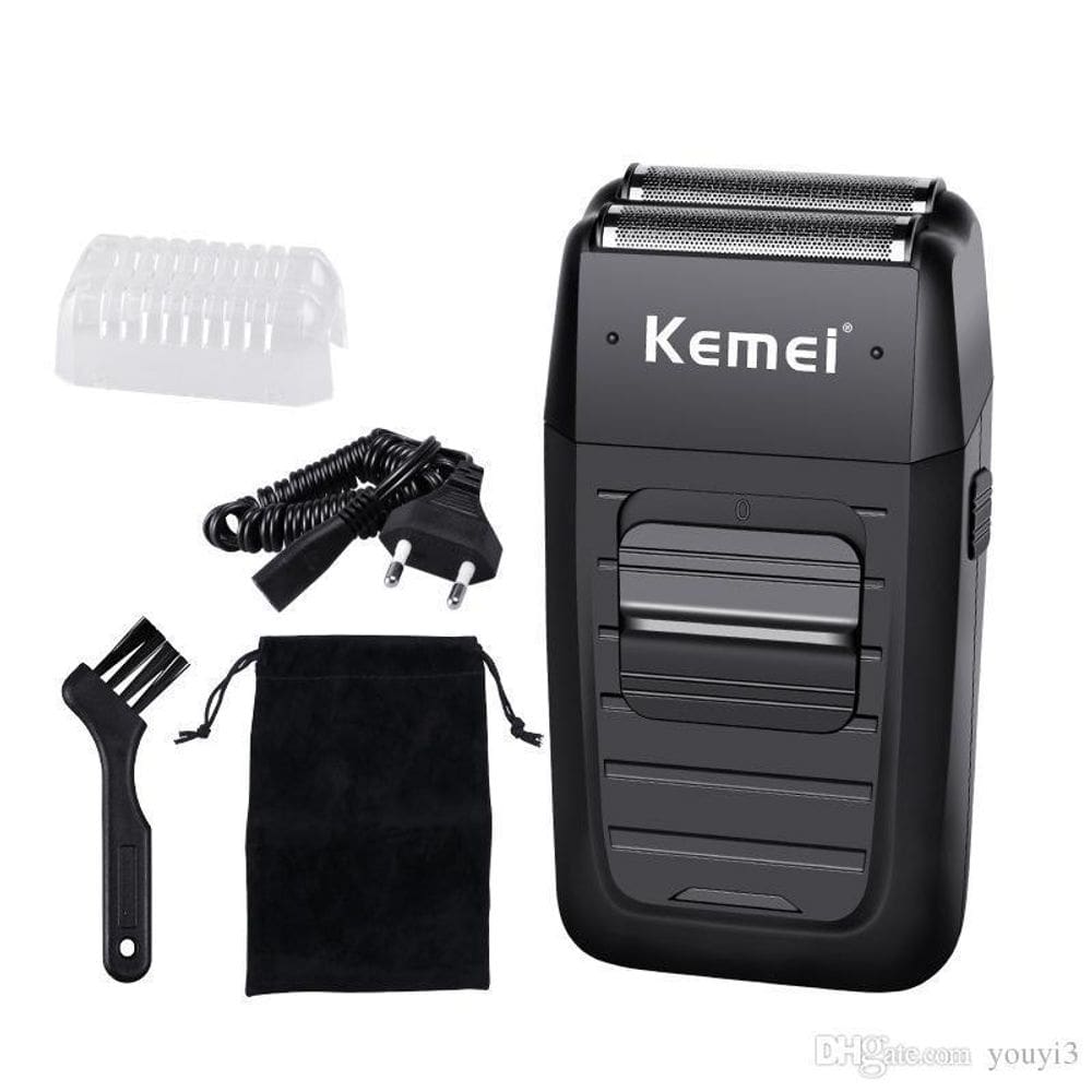 Máquina De Barber Shaver Kemei Km-1102 Recarregável 220V