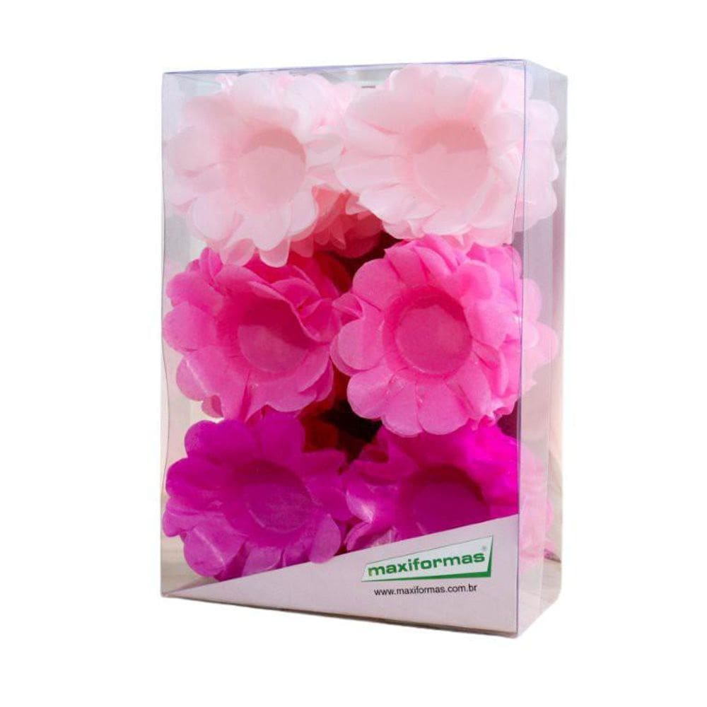 Forminha Para Doce - Donna 3 Tons Rosa- 40 Unid.