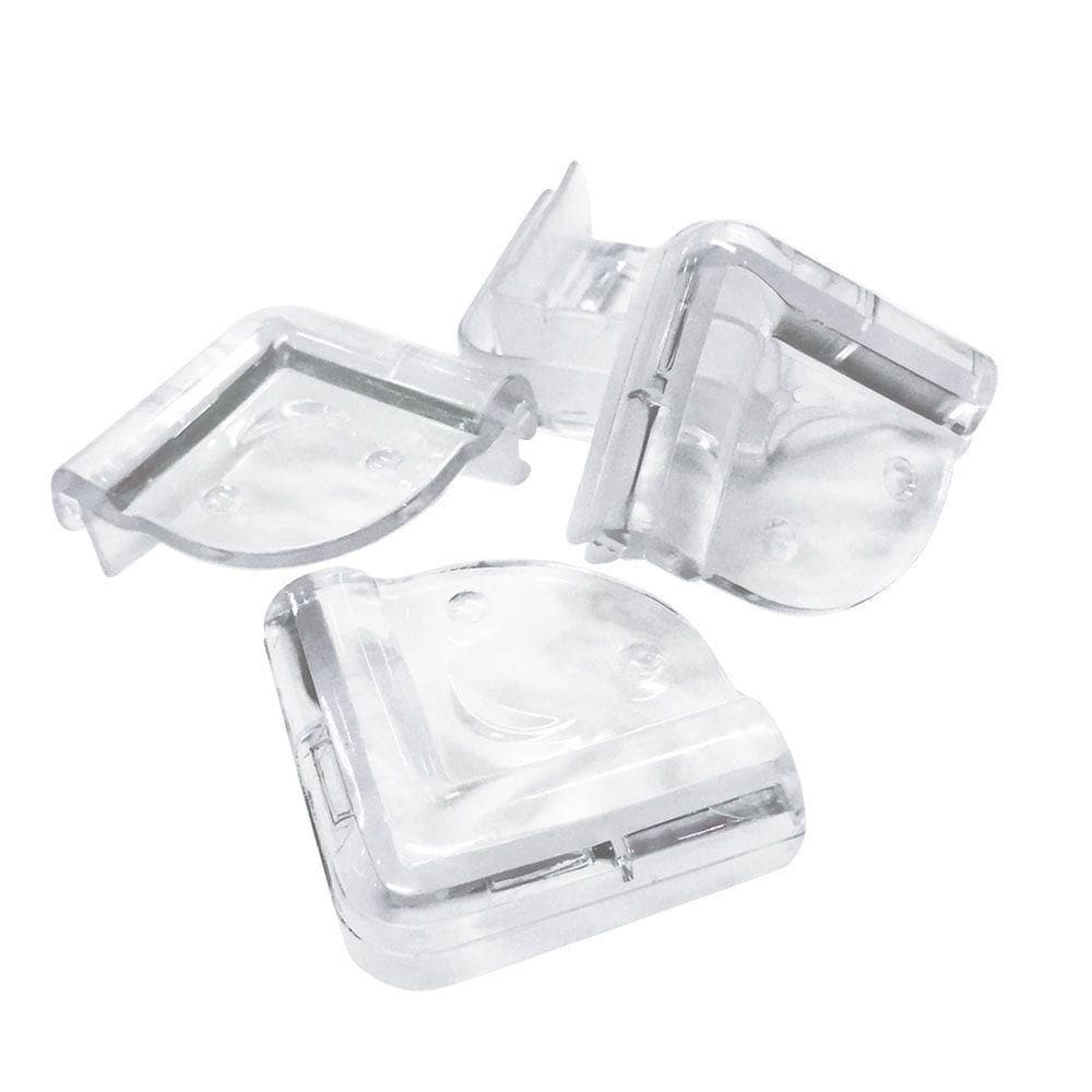 Protetor de Quina Silicone - Transparente - 4 Unidades