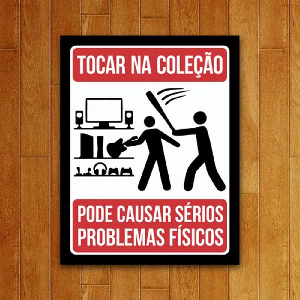 Placa Decorativa - Coleção Gamer