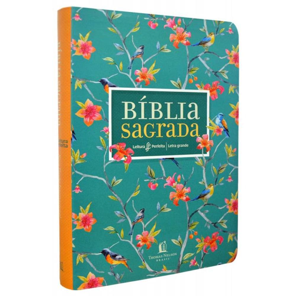 Bíblia NVI Leitura Perfeita - Capa Flores Letra Grande