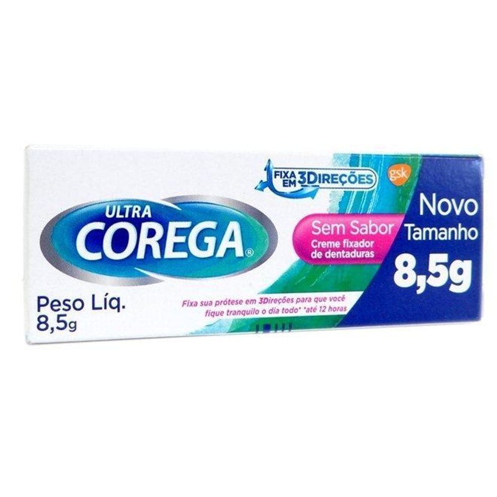 Kit Com 02 - Corega Fixador De Dentadura Ultra Corega - 8,5G