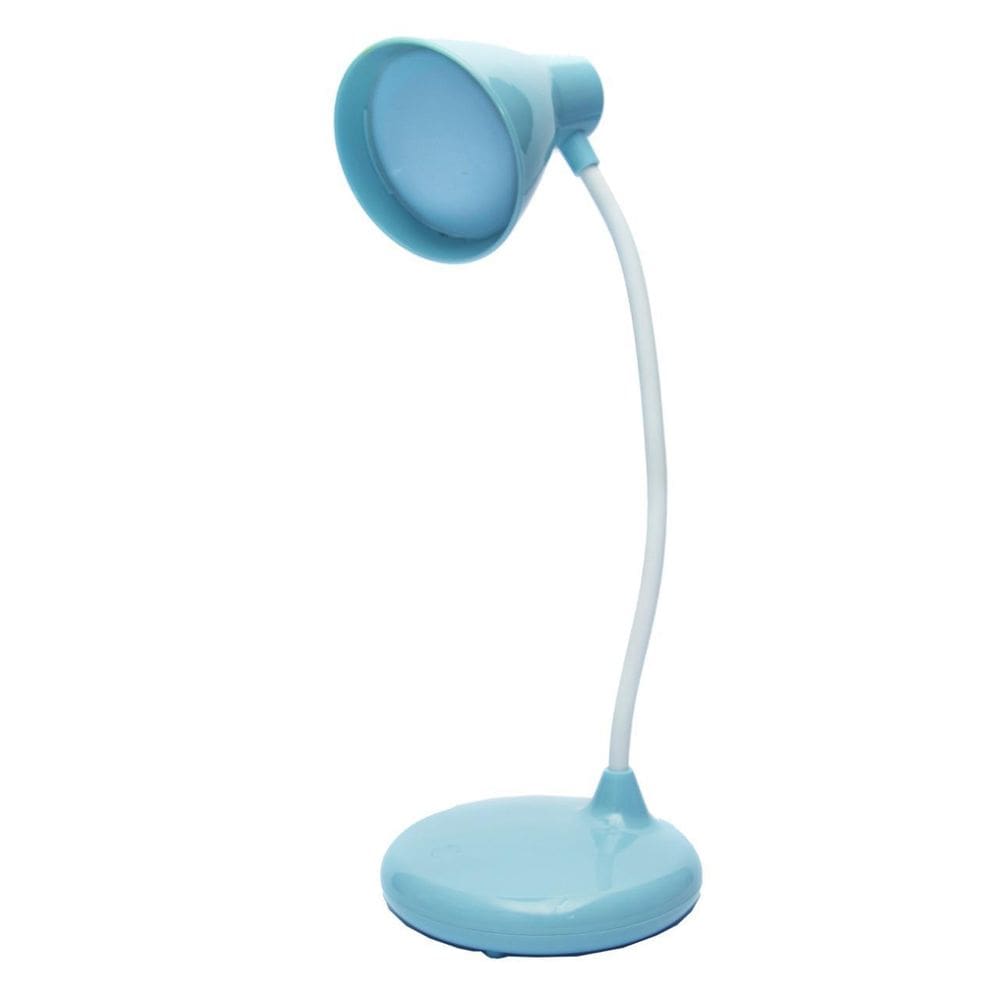 Luminária De Mesa Led -Touch Usb Azul