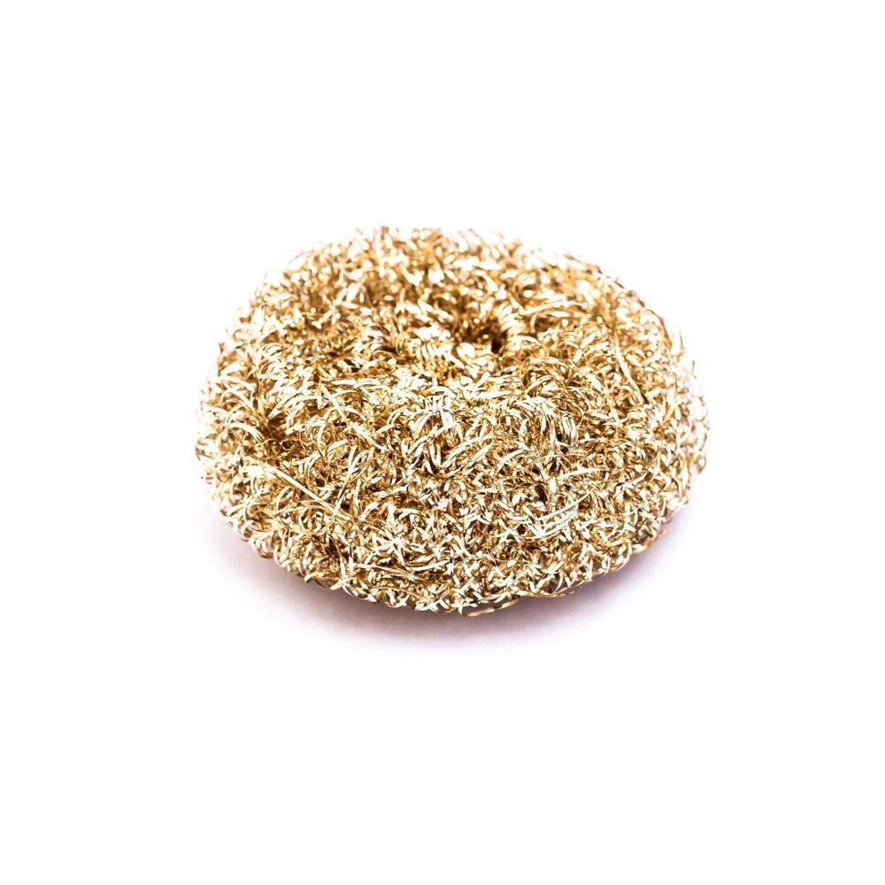 Esponja De Latão Buchabrilho Aresio/Bucha Brilho 10Un
