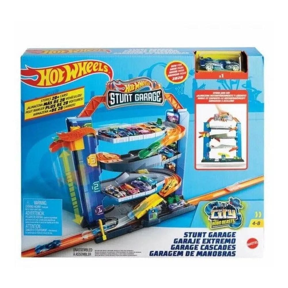 Garagem Hot Wheels City Pista Stunt Mattel - GNL70