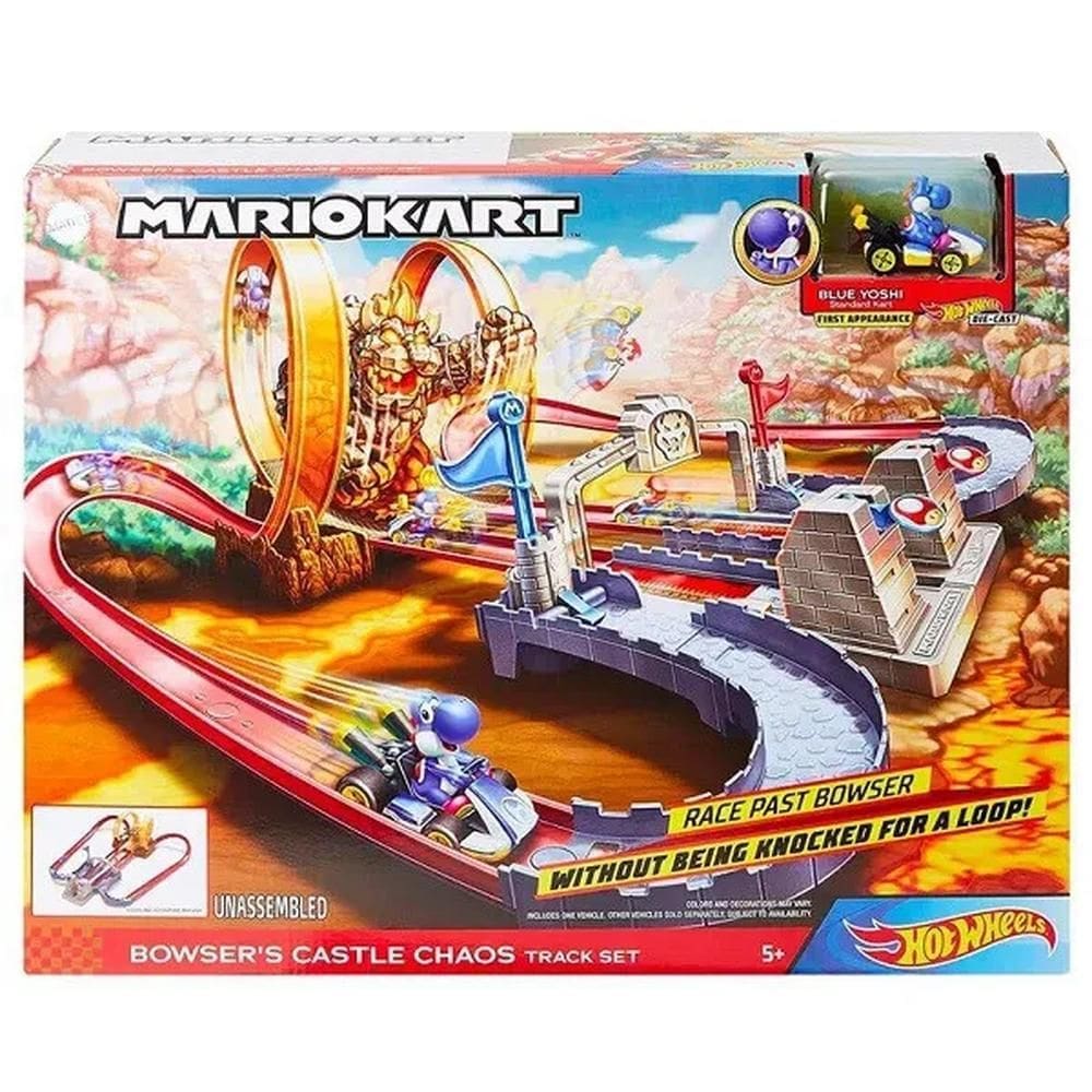 Pista Hot Wheels Mario Kart Castelo do Caos - Mattel - GNM22
