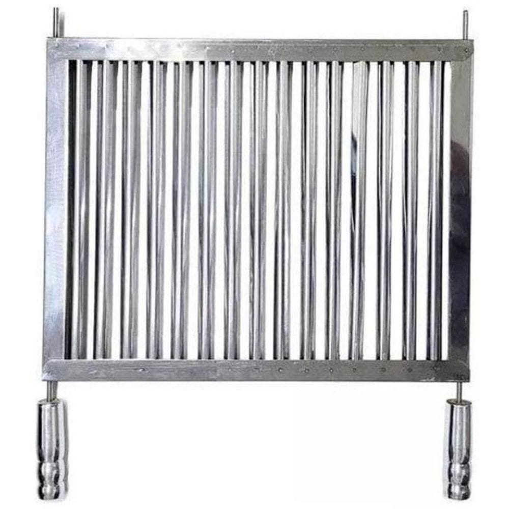 Grelha Uruguaia Inox Parrilla Churrasco 40X50