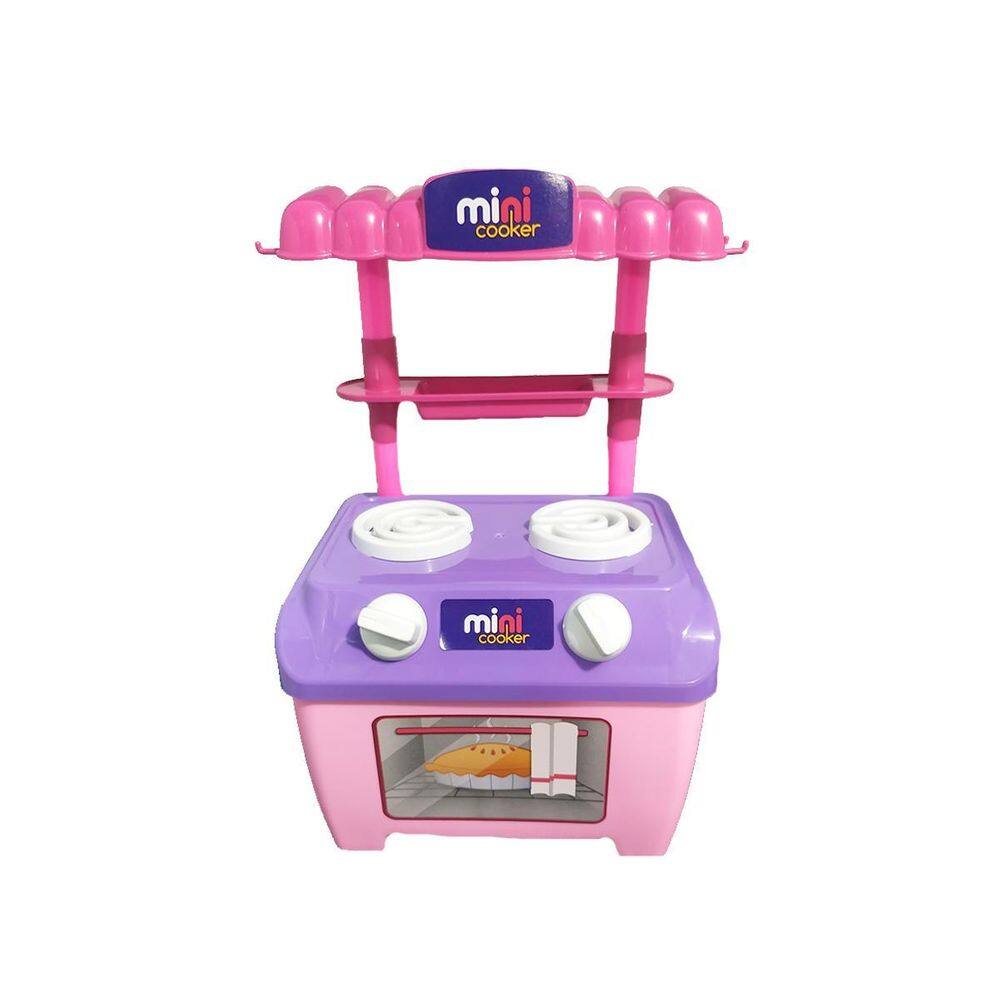 Brinquedo Cozinha Infantil Mini Cooker Rosa E Lilás