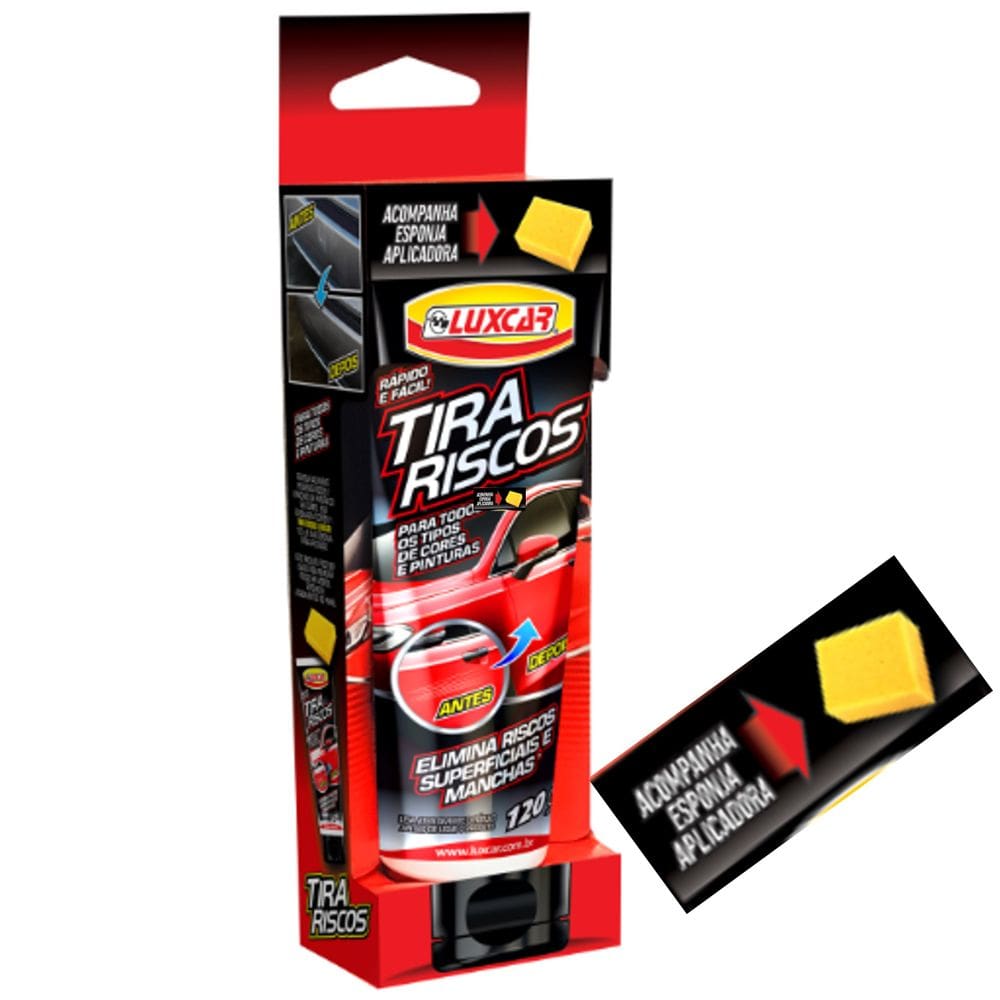 Tira Riscos Luxcar 120g - Remove Riscos e Manchas