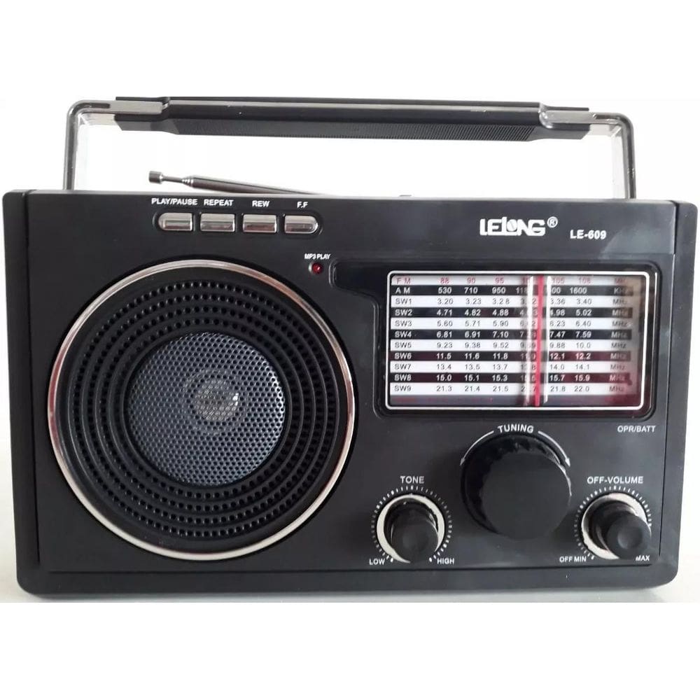 Rádio Am Fm Sw19 Bateria Pilhas Energia Entrada Fone Ouvido