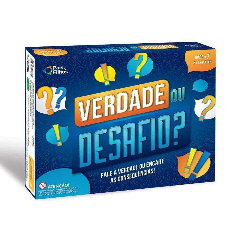 Jogo Verdade ou Desafio Pais e Filhos - Completo