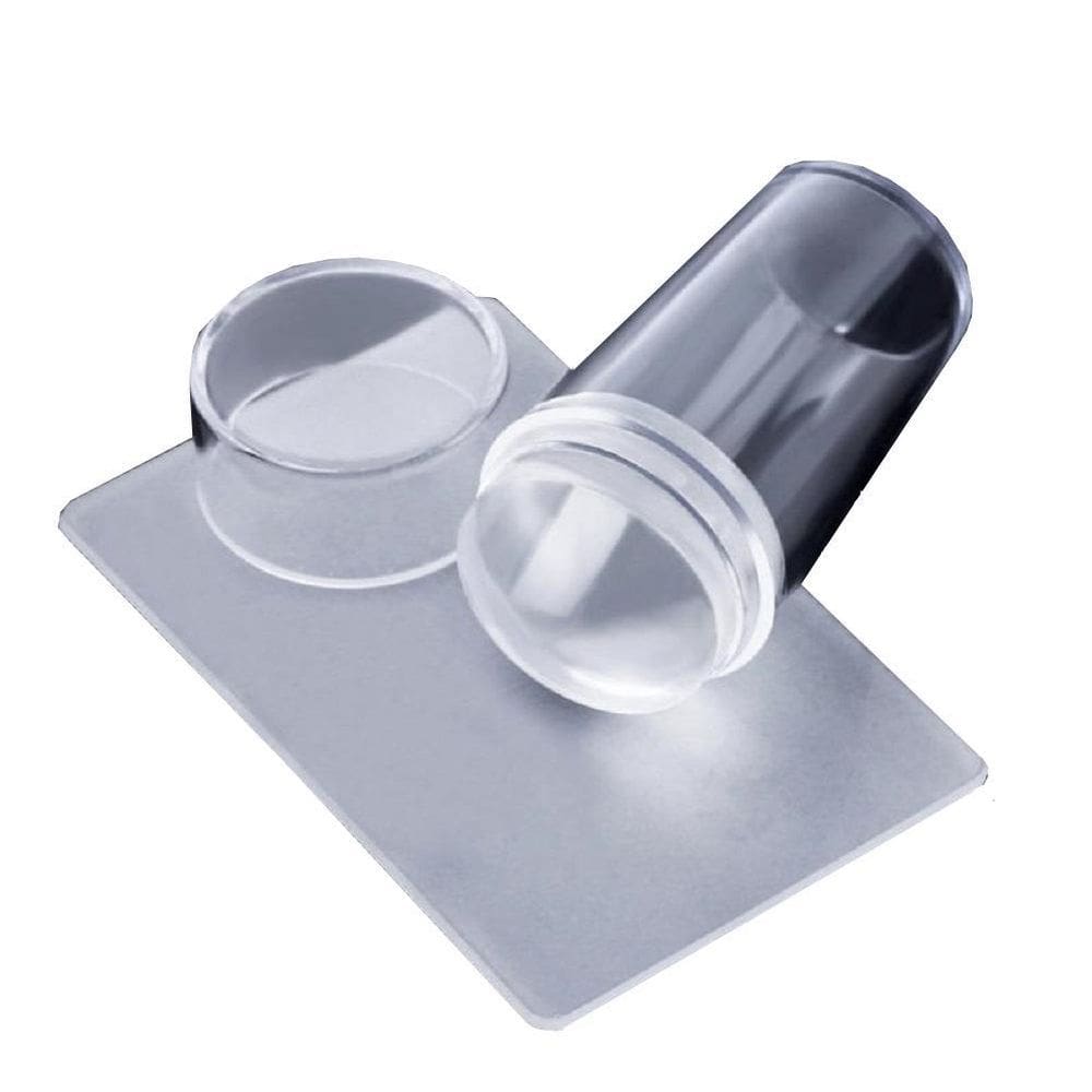 Carimbo Unhas Francesinha Silicone Aplicador De Adesivo Unha
