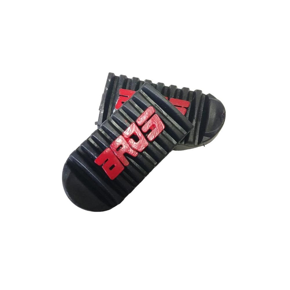 Borracha Estribo Vermelho p/ Honda Nxr 125/150 Bros