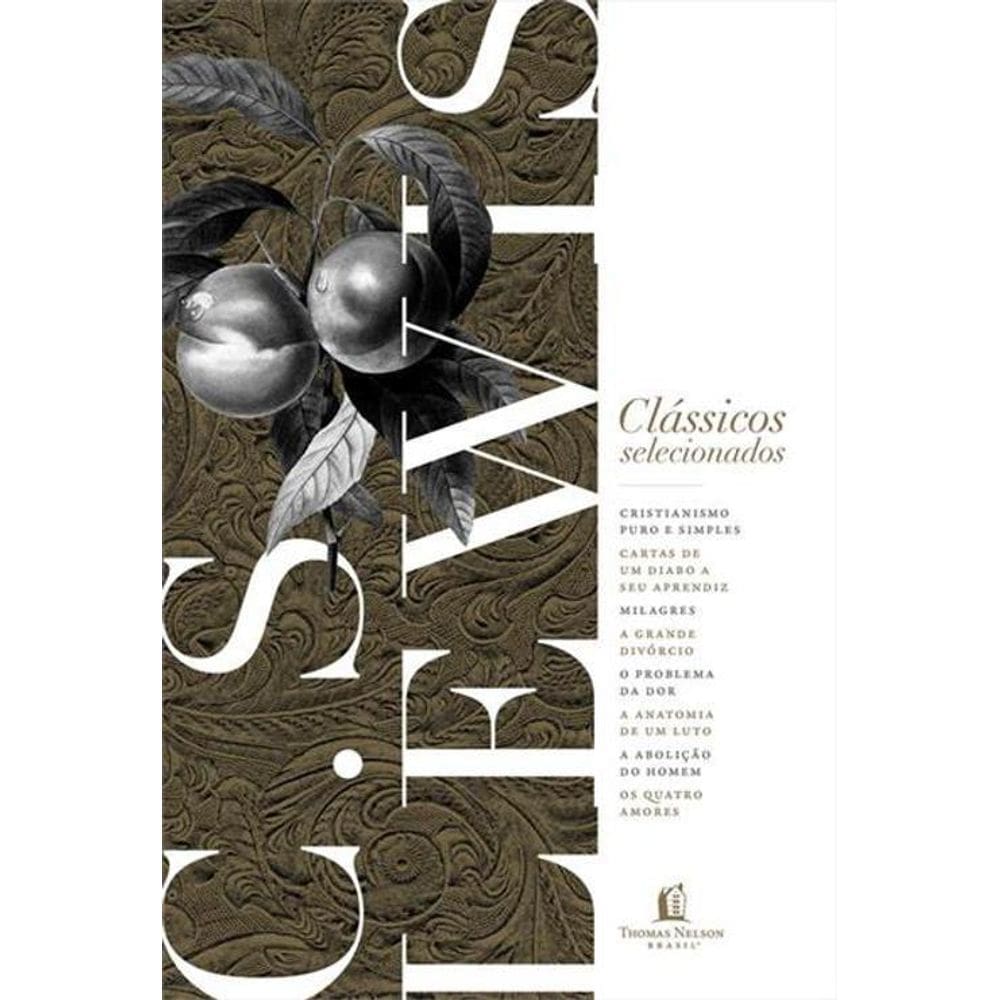Livro Classicos Selecionados C.S.Lewis Editora Thomas Nelson