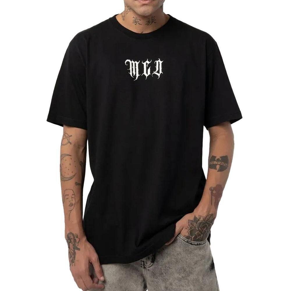 Camiseta MCD MCD Gothic SM25 Masculina Preto