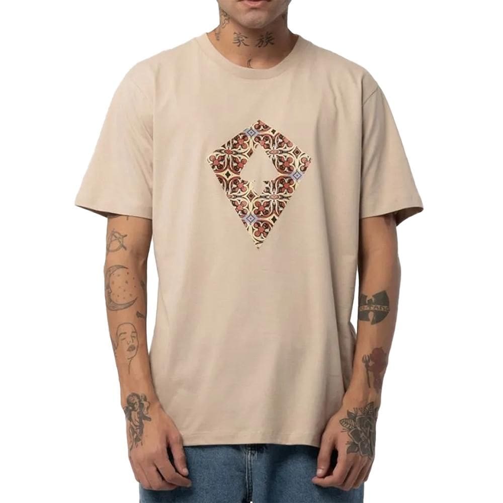 Camiseta MCD Pipa Vitral Textura SM25 Areia Catedral
