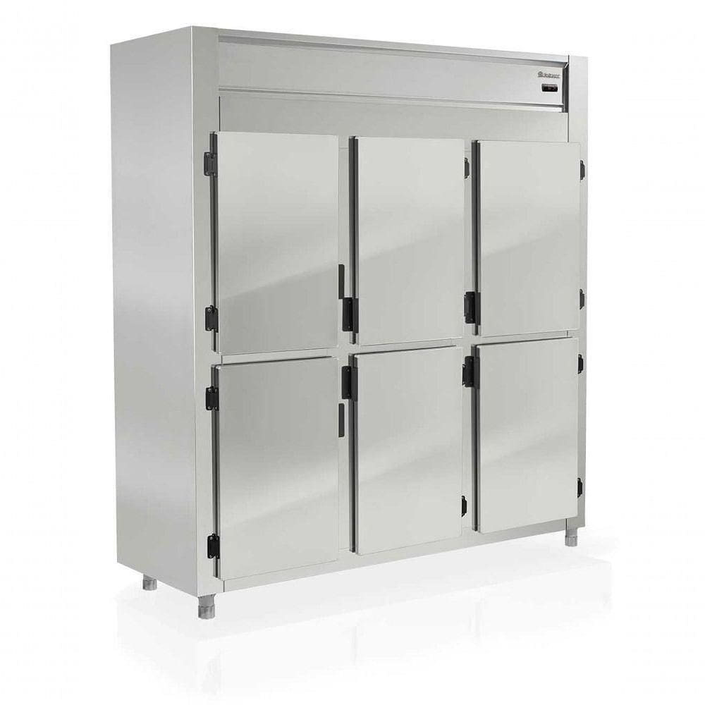 Geladeira Comercial 6 Portas Grep6p Gelopar Refrigerador 6 Portas Inox 110v