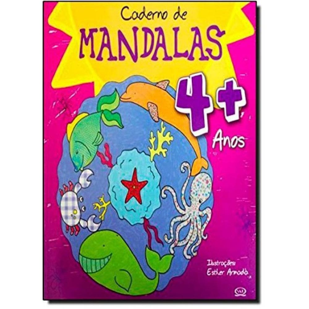 Livro Caderno De Mandalas - 4 Anos