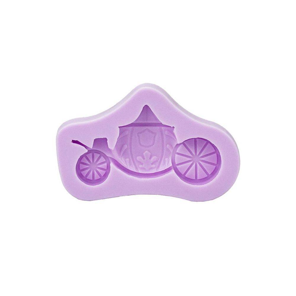 Molde de Carruagem Cinderela Silicone 3.3x7cm