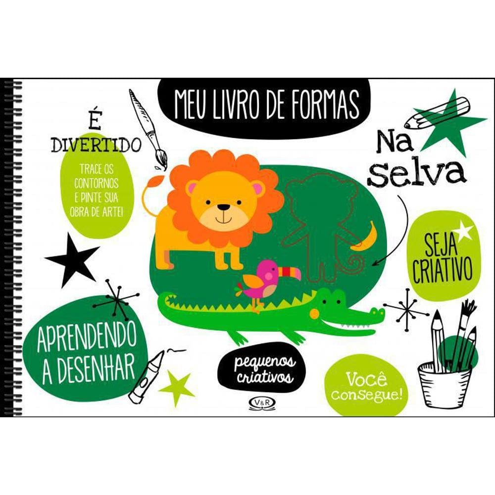 Livro Meu Livro De Formas - Na Selva