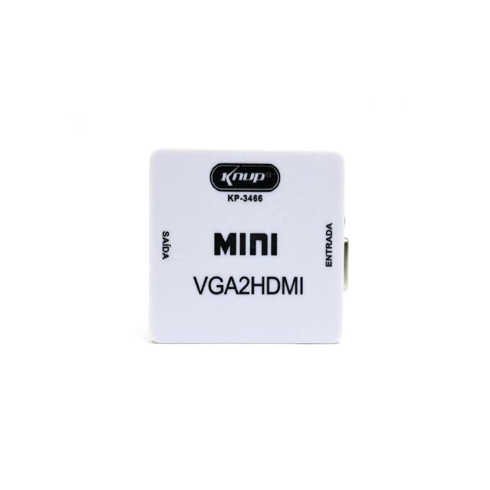 Conversor De Áudio E Vídeo Vga Para Hdmi 1080P Kp-3466 Knup