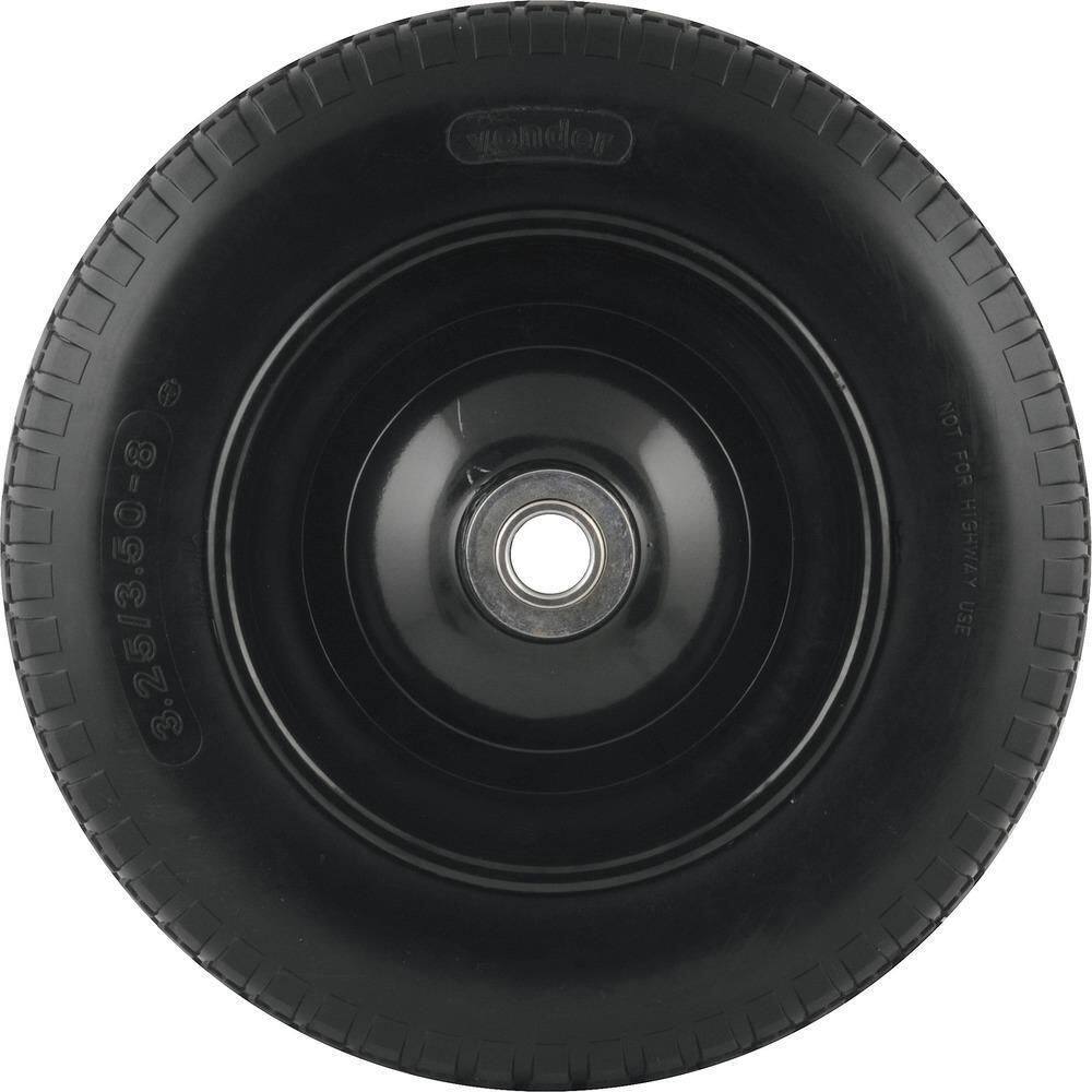 Roda Completa Com Pneu Maciço Furo De 1 - Vonder