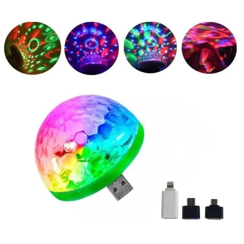 Mini Globo Luz Led Conexão Celular