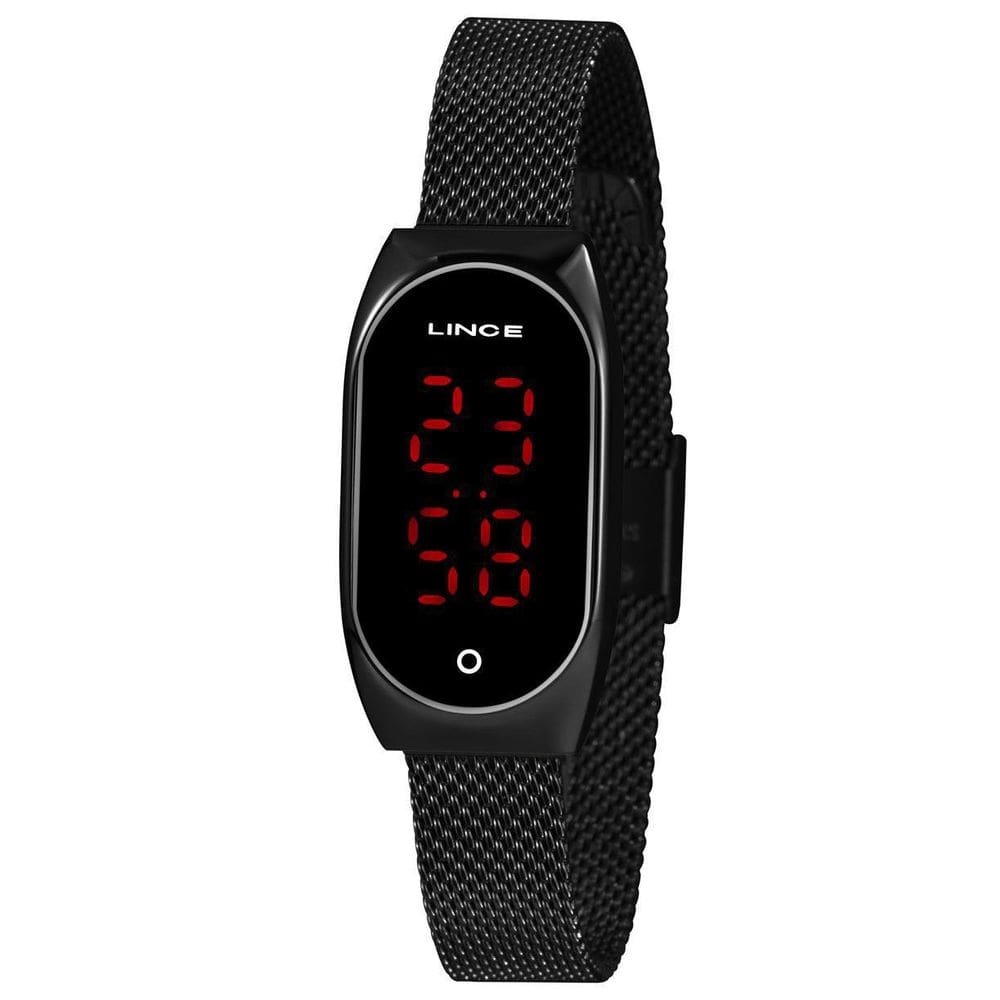 Relógio Feminino Lince Digital LED - Preto 23 cm