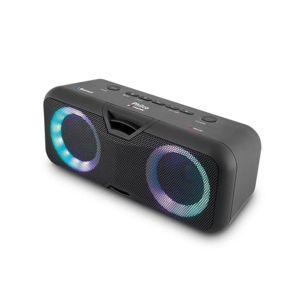 Caixa De Som Philco Psb55Bt Extreme Bluetooth Led Ex Bass